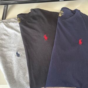 Ralph Lauren Classic Tees - Gray, Black, Navy